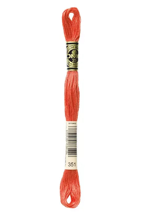 DMC Embroidery Floss 8.7yd #351 CORAL