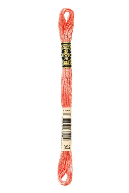 DMC Embroidery Floss 8.7yd #352 LIGHT CORAL