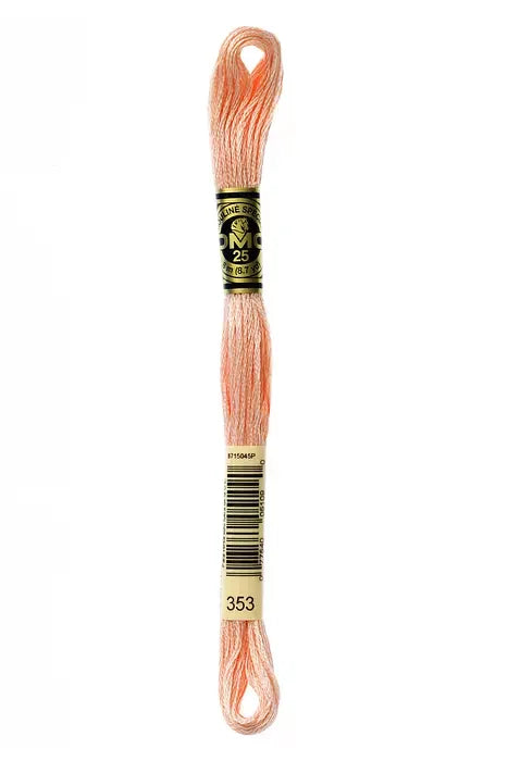 DMC Embroidery Floss 8.7yd #353 PEACH