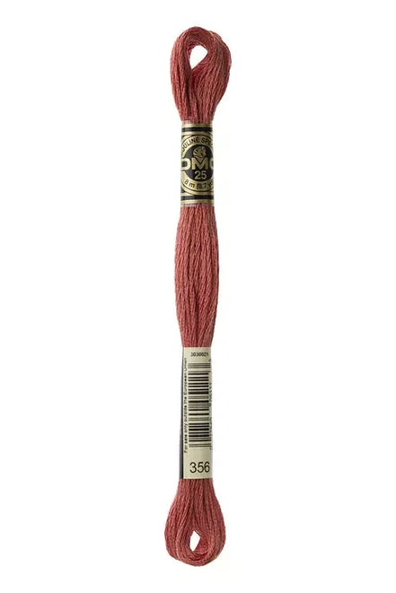 DMC Embroidery Floss 8.7yd #356 MEDIUM TERRACOTTA