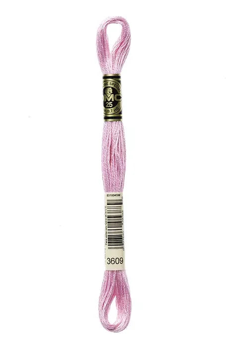 DMC Embroidery Floss 8.7yd #3609 ULTRA LIGHT PLUM