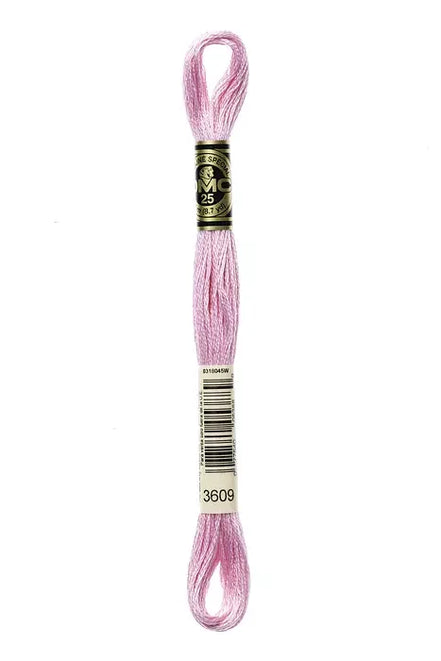 DMC Embroidery Floss 8.7yd #3609 ULTRA LIGHT PLUM