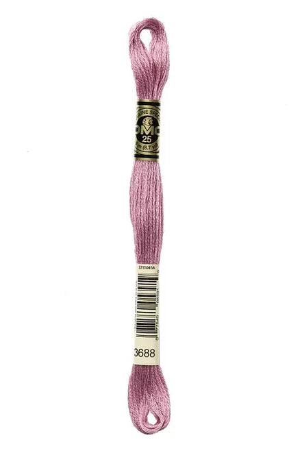 DMC Embroidery Floss 8.7yd #3688 MEDIUM MAUVE