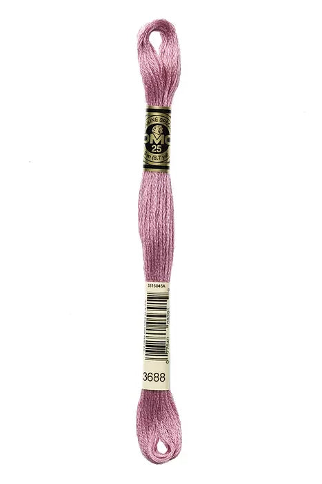 DMC Embroidery Floss 8.7yd #3688 MEDIUM MAUVE