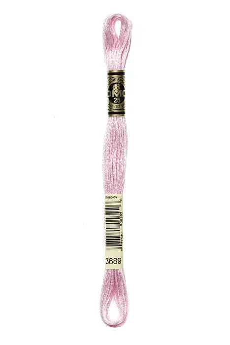 DMC Embroidery Floss 8.7yd #3689 LIGHT MAUVE