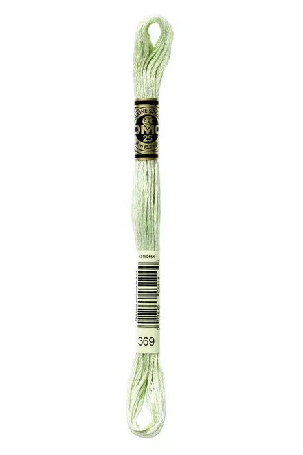 DMC Embroidery Floss 8.7yd #369 V LT PISTACHIO GREEN