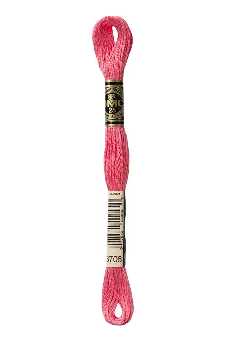 DMC Embroidery Floss 8.7yd #3706 MEDIUM MELON