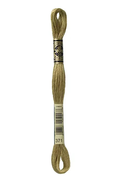 DMC Embroidery Floss 8.7yd #371 MUSTARD