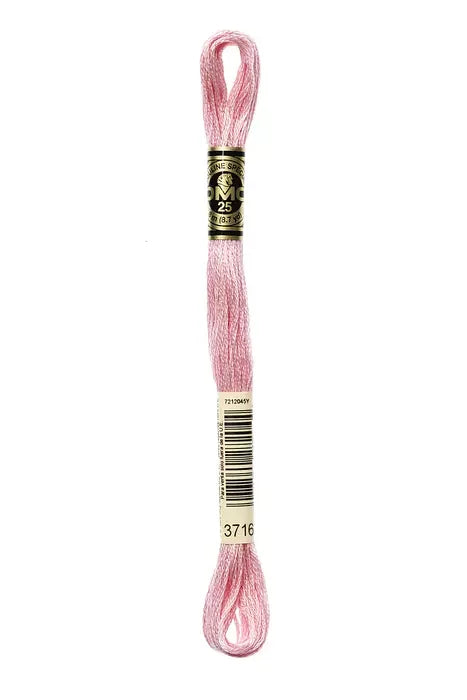 DMC Embroidery Floss 8.7yd #3716 VERY LIGHT DUSTY ROSE