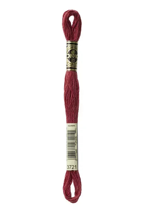 DMC Embroidery Floss 8.7yd #3721 DARK SHELL PINK