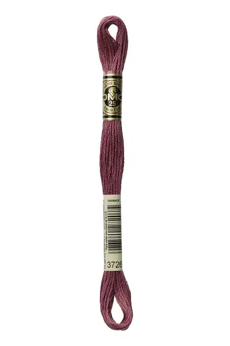 DMC Embroidery Floss 8.7yd #3726 DARK ANTIQUE MAUVE