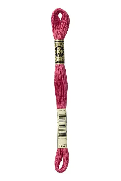 DMC Embroidery Floss 8.7yd #3731 VERY DARK DUSTY ROSE