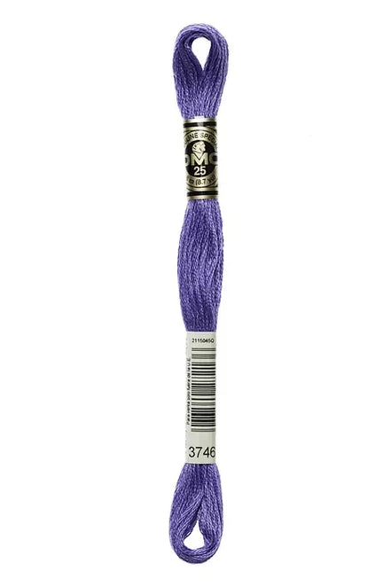 DMC Embroidery Floss 8.7yd #3746 DARK BLUE VIOLET