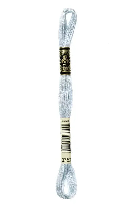 DMC Embroidery Floss 8.7yd #3753 ULTRA VERY LT ANT BLUE