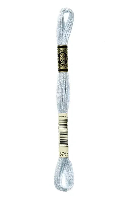 DMC Embroidery Floss 8.7yd #3753 ULTRA VERY LT ANT BLUE