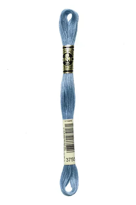 DMC Embroidery Floss 8.7yd #3755 BABY BLUE