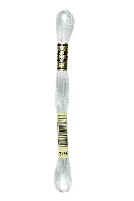 DMC Embroidery Floss 8.7yd #3756 LTRA V LT BABY BLUE