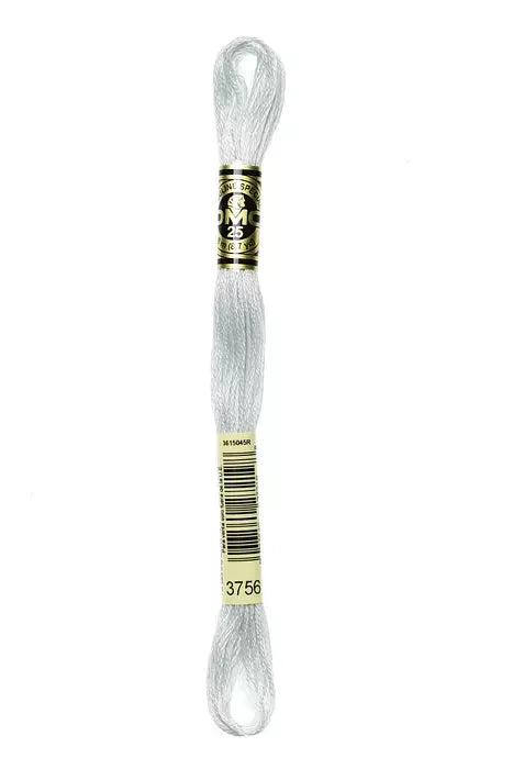 DMC Embroidery Floss 8.7yd #3756 LTRA V LT BABY BLUE