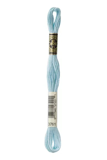 DMC Embroidery Floss 8.7yd #3761 LIGHT SKY BLUE