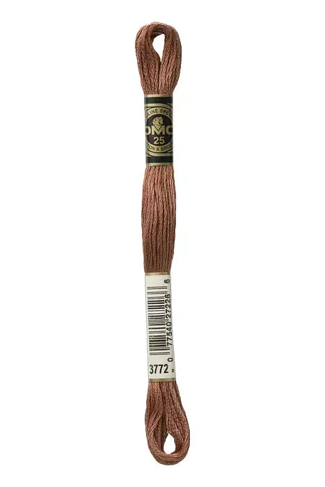 DMC Embroidery Floss 8.7yd #3772 VERY DARK DESERT SAND