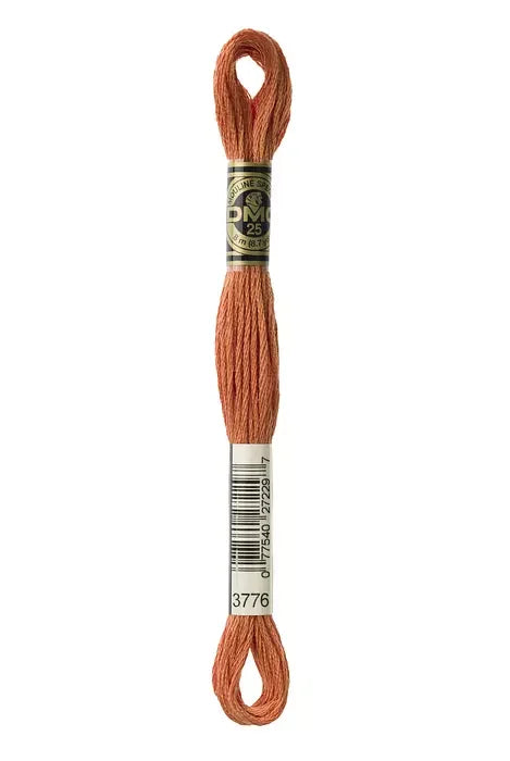 DMC Embroidery Floss 8.7yd #3776 LIGHT MAHOGANY
