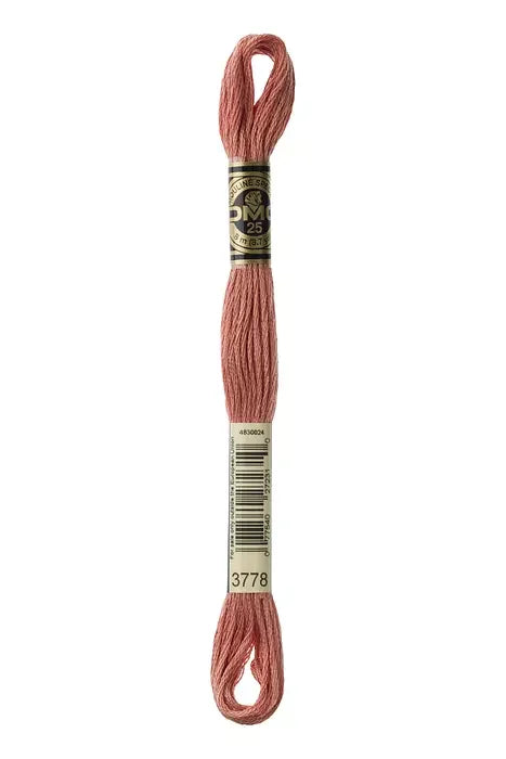 DMC Embroidery Floss 8.7yd #3778 LIGHT TERRACOTTA