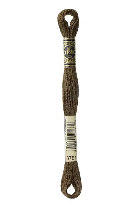 DMC Embroidery Floss 8.7yd #3781 DARK MOCHA BROWN