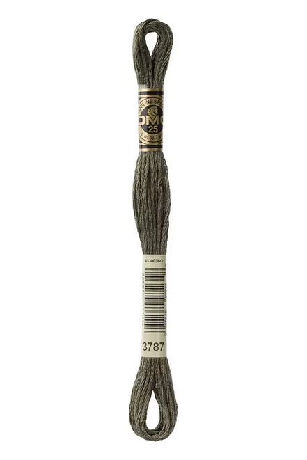 DMC Embroidery Floss 8.7yd #3787 DARK BROWN GRAY