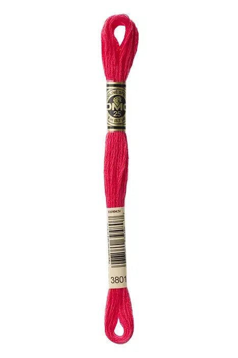 DMC Embroidery Floss 8.7yd #3801 VERY DARK MELON