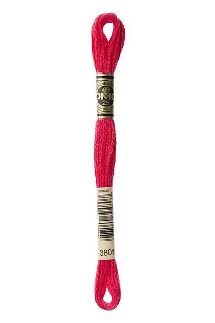 DMC Embroidery Floss 8.7yd #3801 VERY DARK MELON