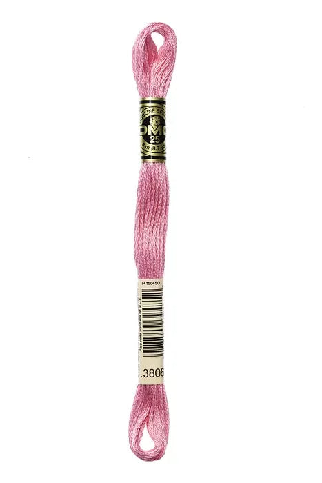 DMC Embroidery Floss 8.7yd #3806 LIGHT CYCLAMEN PINK