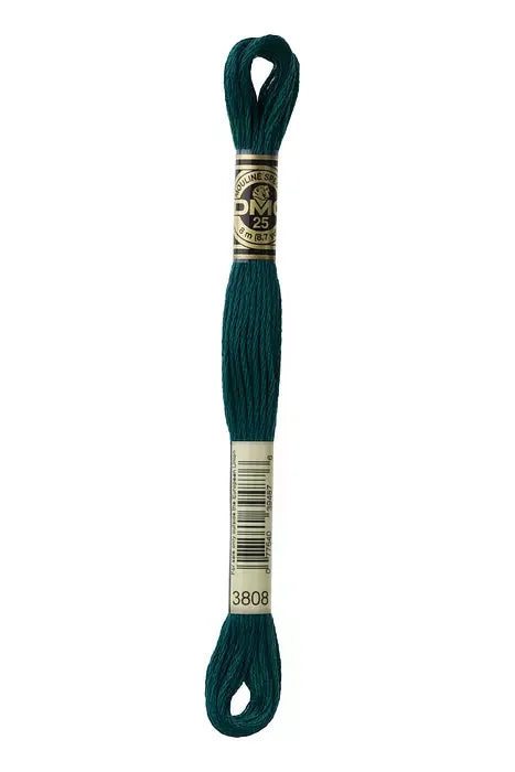 DMC Embroidery Floss 8.7yd #3808 ULTRA V DK TURQUOISE