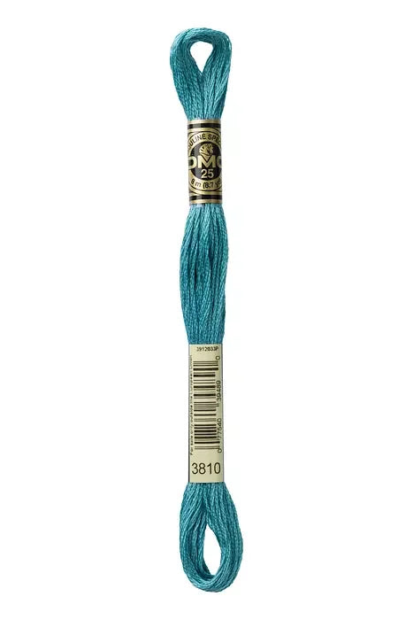 DMC Embroidery Floss 8.7yd #3810 DARK TURQUOISE