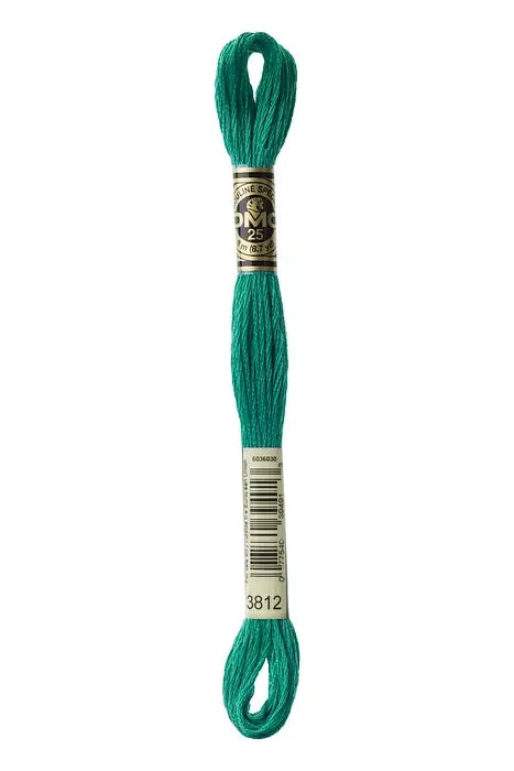 DMC Embroidery Floss 8.7yd #3812 VERY DARK SEAGREEN