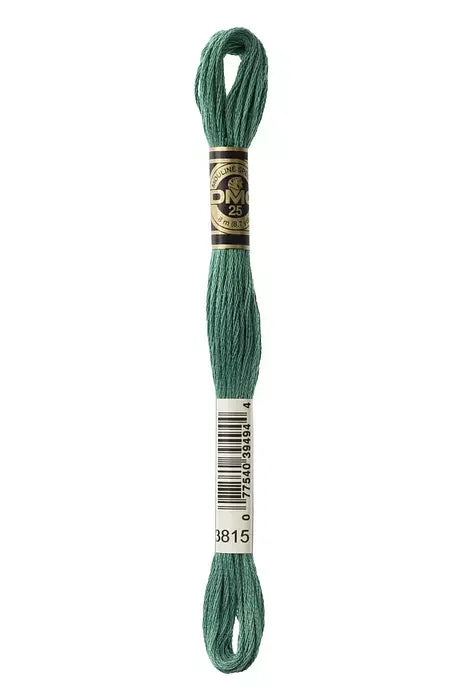 DMC Embroidery Floss 8.7yd #3815 DARK CELADON GREEN