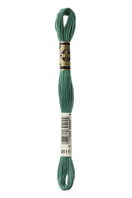 DMC Embroidery Floss 8.7yd #3815 DARK CELADON GREEN