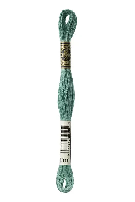 DMC Embroidery Floss 8.7yd #3816 CELADON GREEN