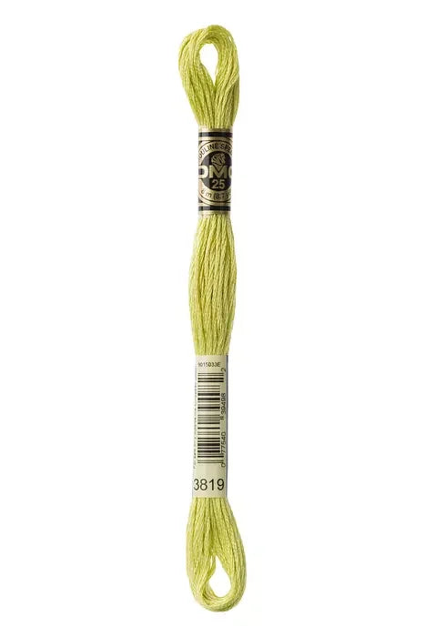 DMC Embroidery Floss 8.7yd #3819 LIGHT MOSS GREEN