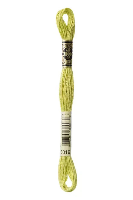 DMC Embroidery Floss 8.7yd #3819 LIGHT MOSS GREEN