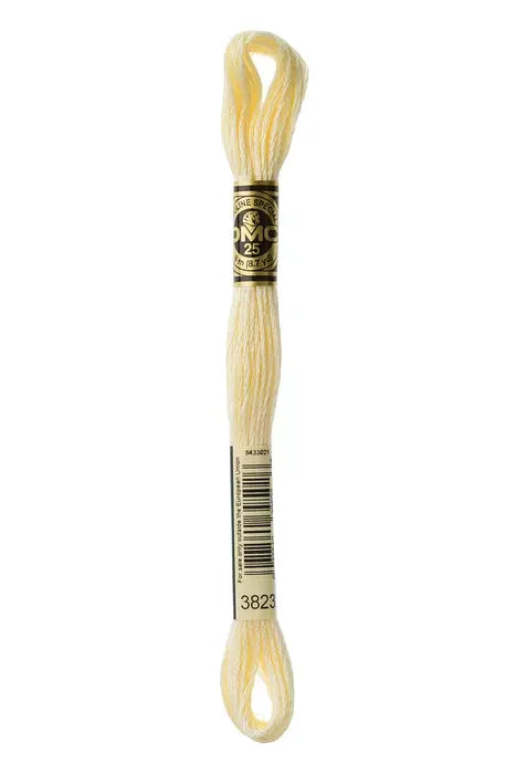 DMC Embroidery Floss 8.7yd #3823 ULTRA PALE YELLOW