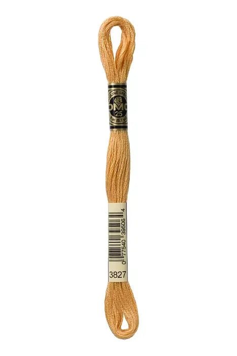 DMC Embroidery Floss 8.7yd #3827 PALE GOLDEN BROWN