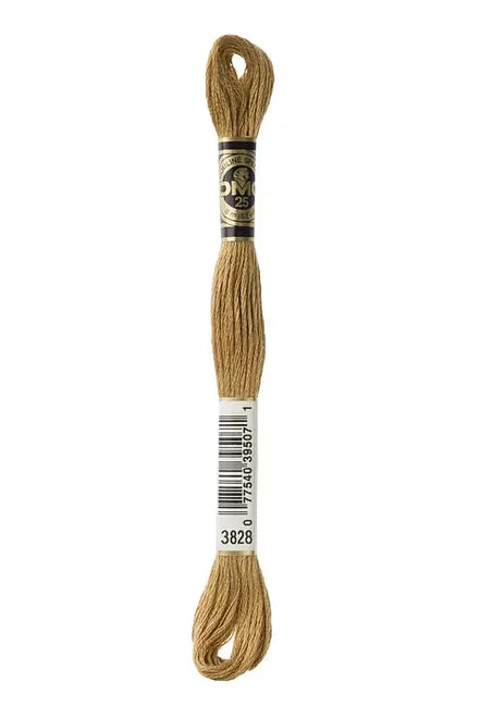 DMC Embroidery Floss 8.7yd #3828 HAZELNUT BROWN