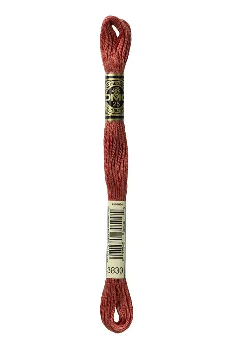 DMC Embroidery Floss 8.7yd #3830 TERRACOTTA
