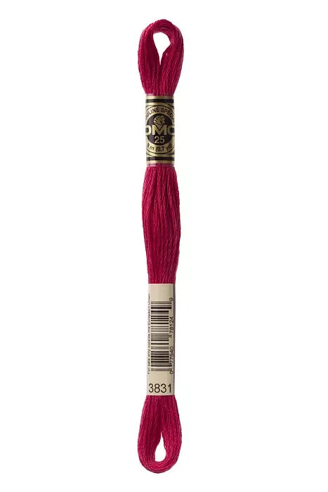DMC Embroidery Floss 8.7yd #3831 DARK RASPBERRY