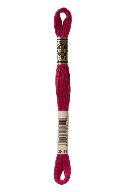 DMC Embroidery Floss 8.7yd #3831 DARK RASPBERRY