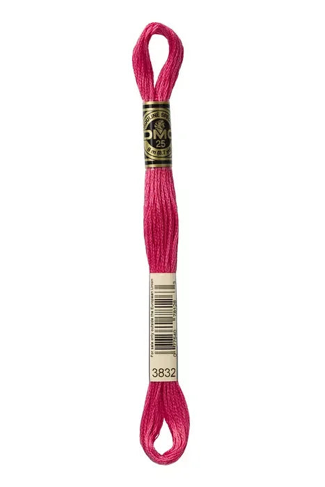 DMC Embroidery Floss 8.7yd #3832 MEDIUM RASPBERRY