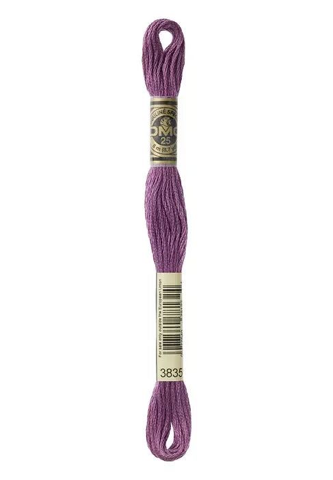 DMC Embroidery Floss 8.7yd #3835 MEDIUM GRAPE