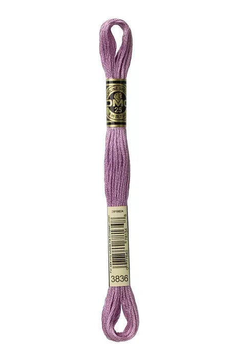 DMC Embroidery Floss 8.7yd #3836 LIGHT GRAPE