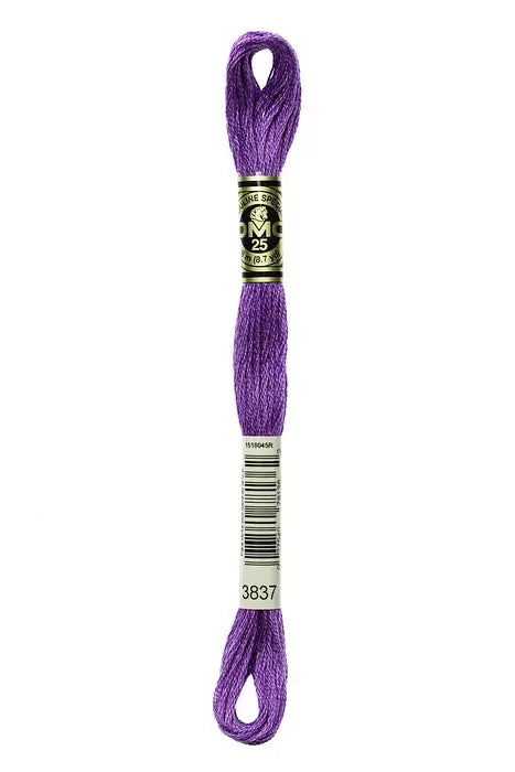 DMC Embroidery Floss 8.7yd #3837 ULTRA DARK LAVENDER