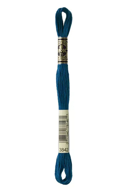 DMC Embroidery Floss 8.7yd #3842 WEDGEWOOD DARK